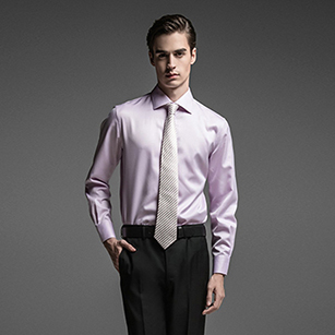 粉絲素色高端長絨棉襯衫